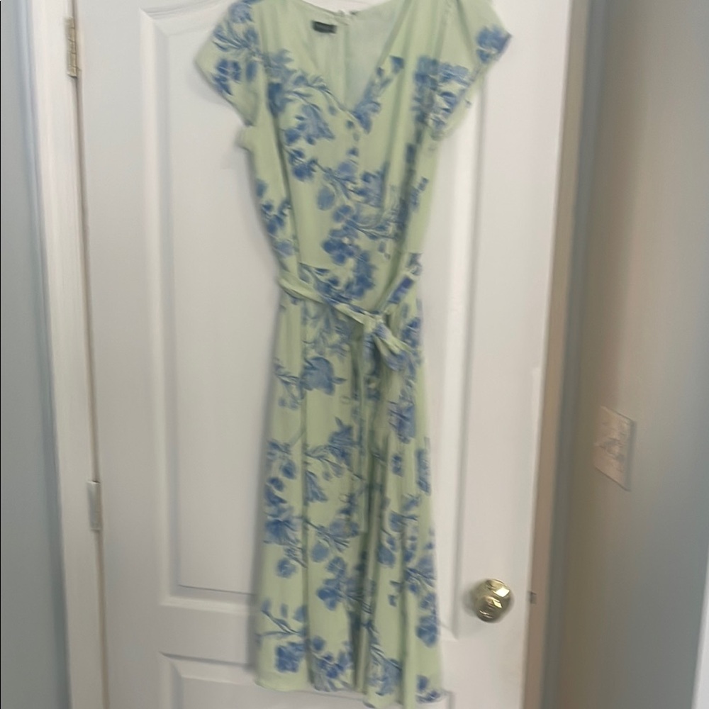 Floral Print V-Neck Dress
